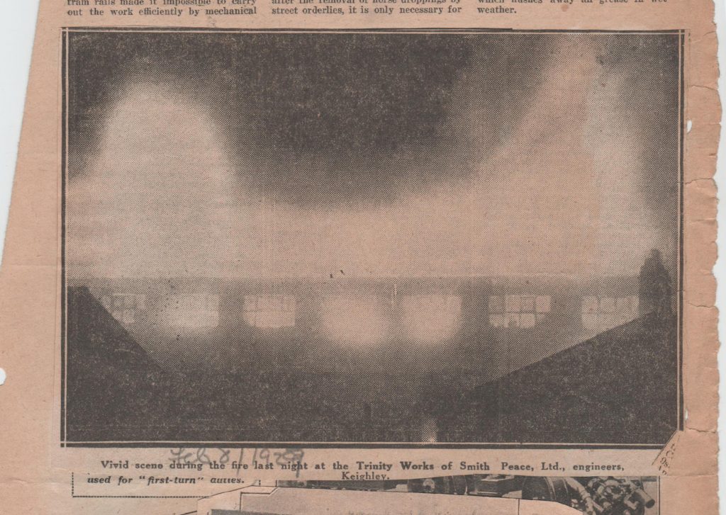 1929 Factory Fire KEIGHLEY DISTRICT LOCAL HISTORY SOCIETY 1929 Factory Fire KEIGHLEY DISTRICT LOCAL HISTORY SOCIETY